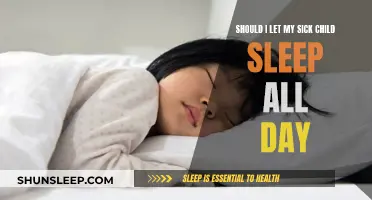 Letting Your Sick Child Sleep: Good or Bad?