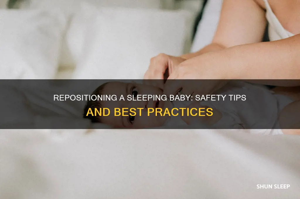 should i reposition a sleeping baby