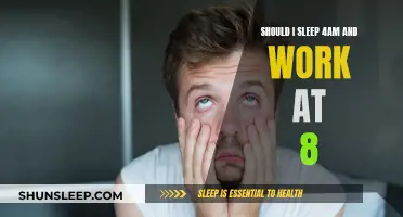 The Dangers of Sleep Deprivation: 4am to 8am Work Shift