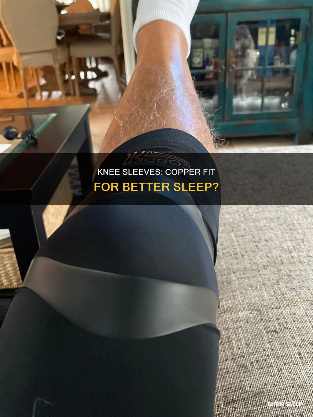 should i sleep in copper fit knee sleeves work