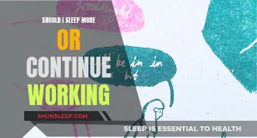 Sleep or Work? The Dilemma of Productivity and Rest