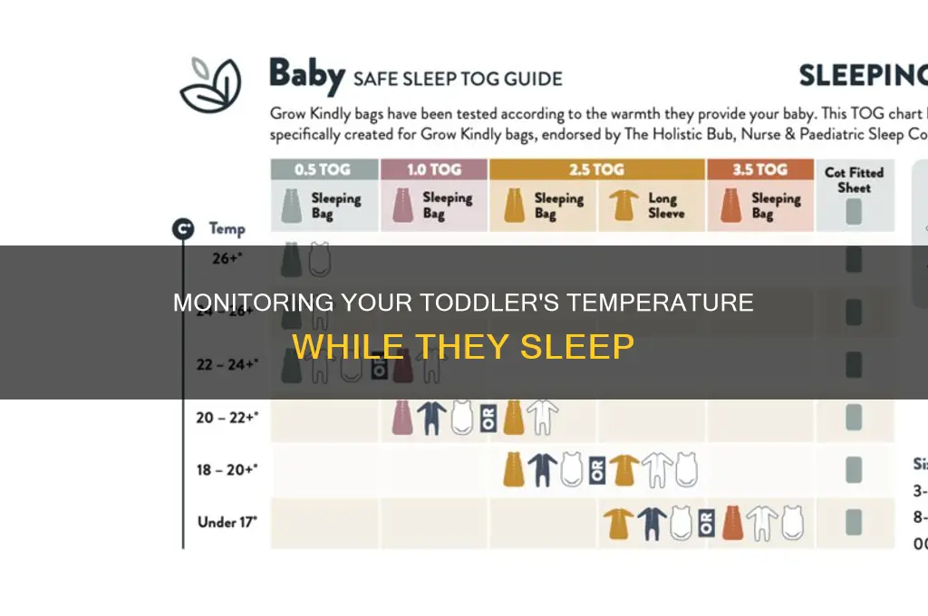 should i take a sleeping toddler temp