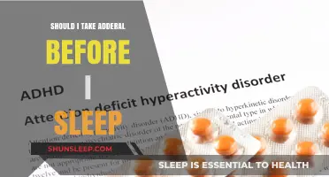 Adderall Before Sleep: Is It Safe?