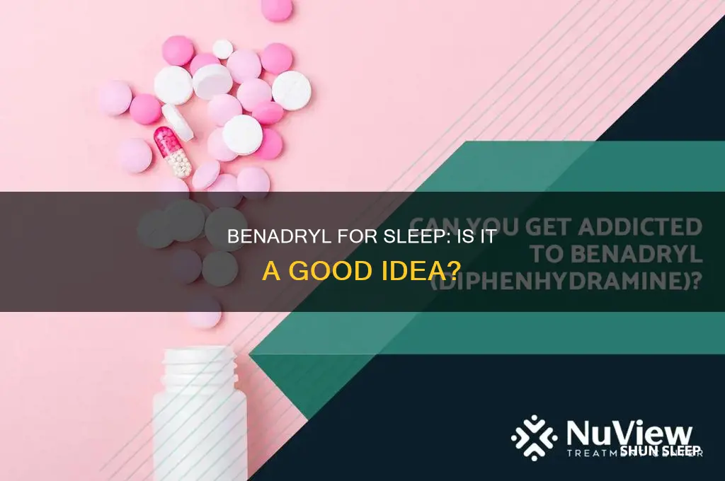 should i take benadryl before sleep