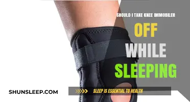 Knee Immobilizer: Sleep with it or without it?