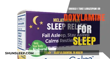 Lorazepam vs. Doxylamine: Which is Better for Sleep?