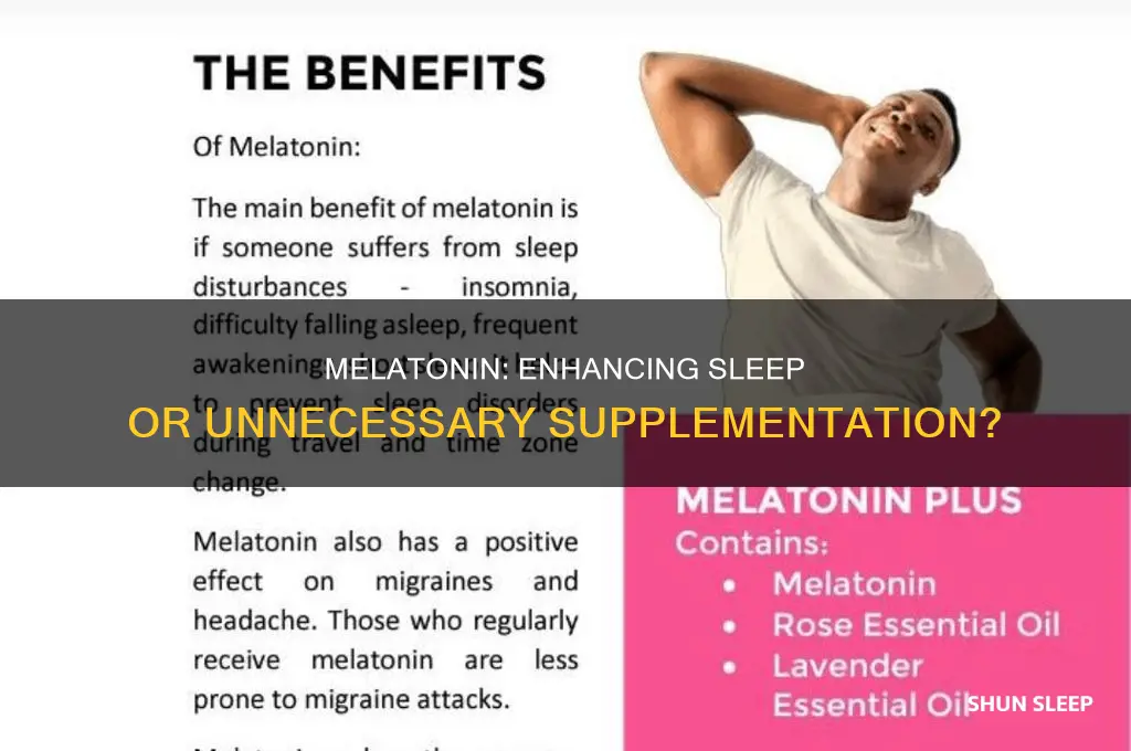 should i take melatonin even if i can sleep