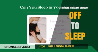 Jewelry at Bedtime: To Sleep or Not?