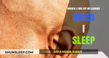 Earring Care: Sleep Removal for Safety and Comfort