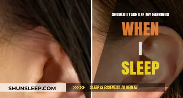 Earrings: To Sleep or Not to Sleep Wearing Them