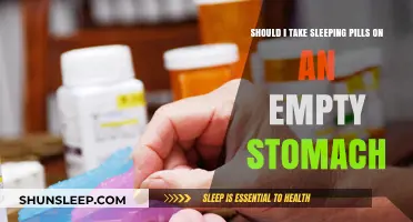Sleeping Pills: Empty Stomach or Full?