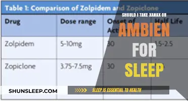 Xanax vs. Ambien: Which is Better for Sleep?