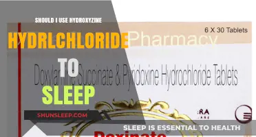Hydroxyzine Hydrochloride: A Sleep Aid?
