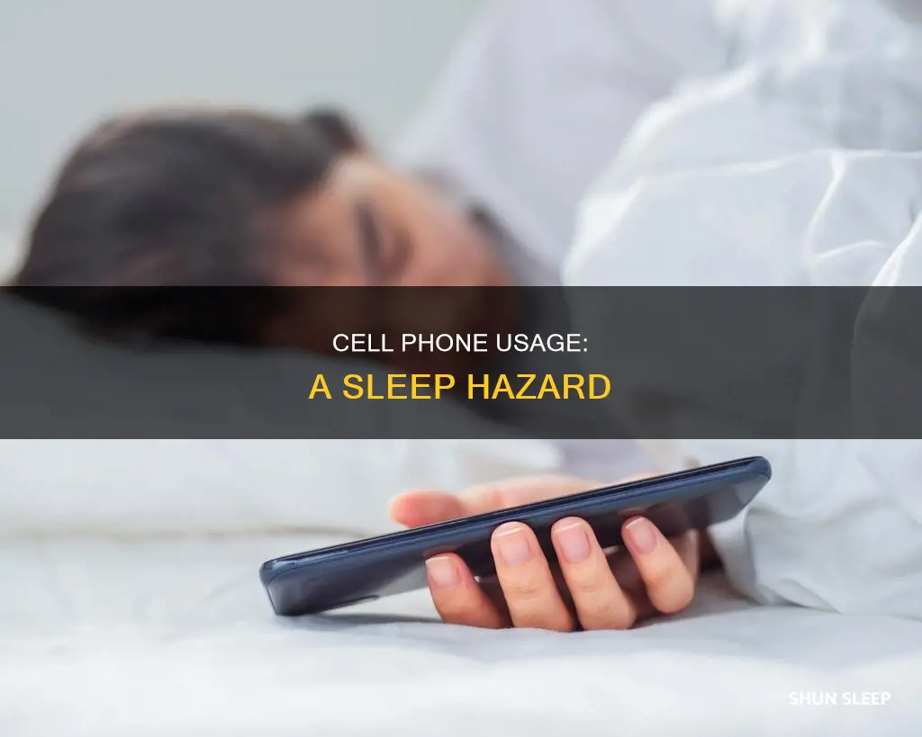 should i use my cell phone to sleep