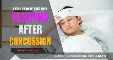 Concussion Concern: Waking a Child from Slumber?