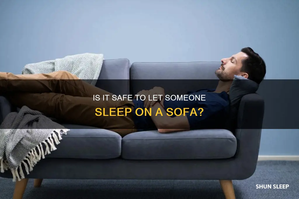 should i wake up a sleeping person on a sofa