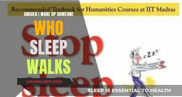 Helping a Sleep Walker: When to Intervene