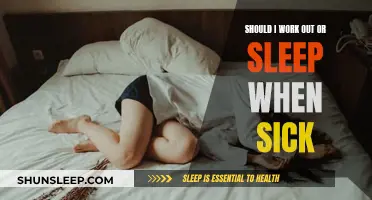 Working Out or Sleeping: What to Do When Sick?