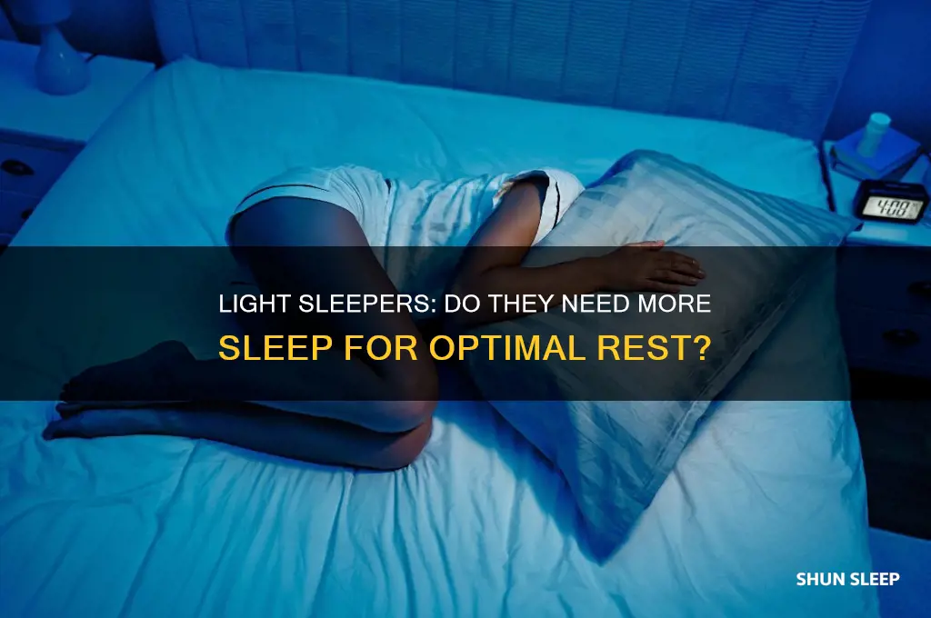 should light sleepers get more sleep