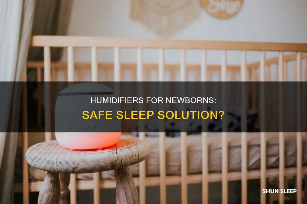 should newborn sleep with humidifier