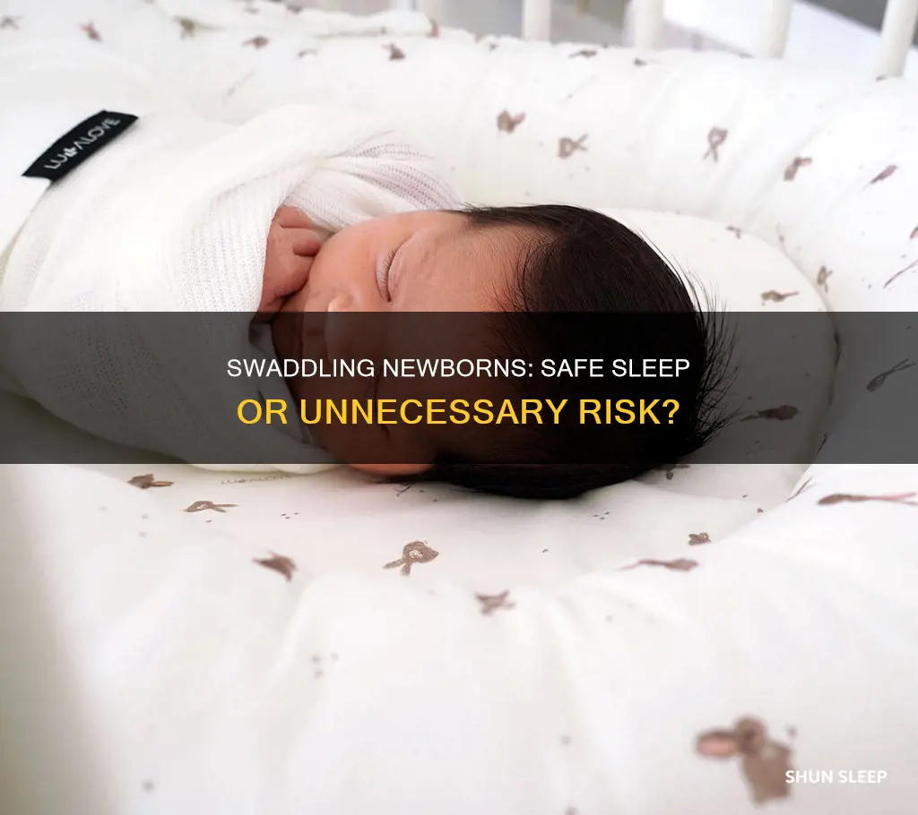 should newborns sleep in swaddles