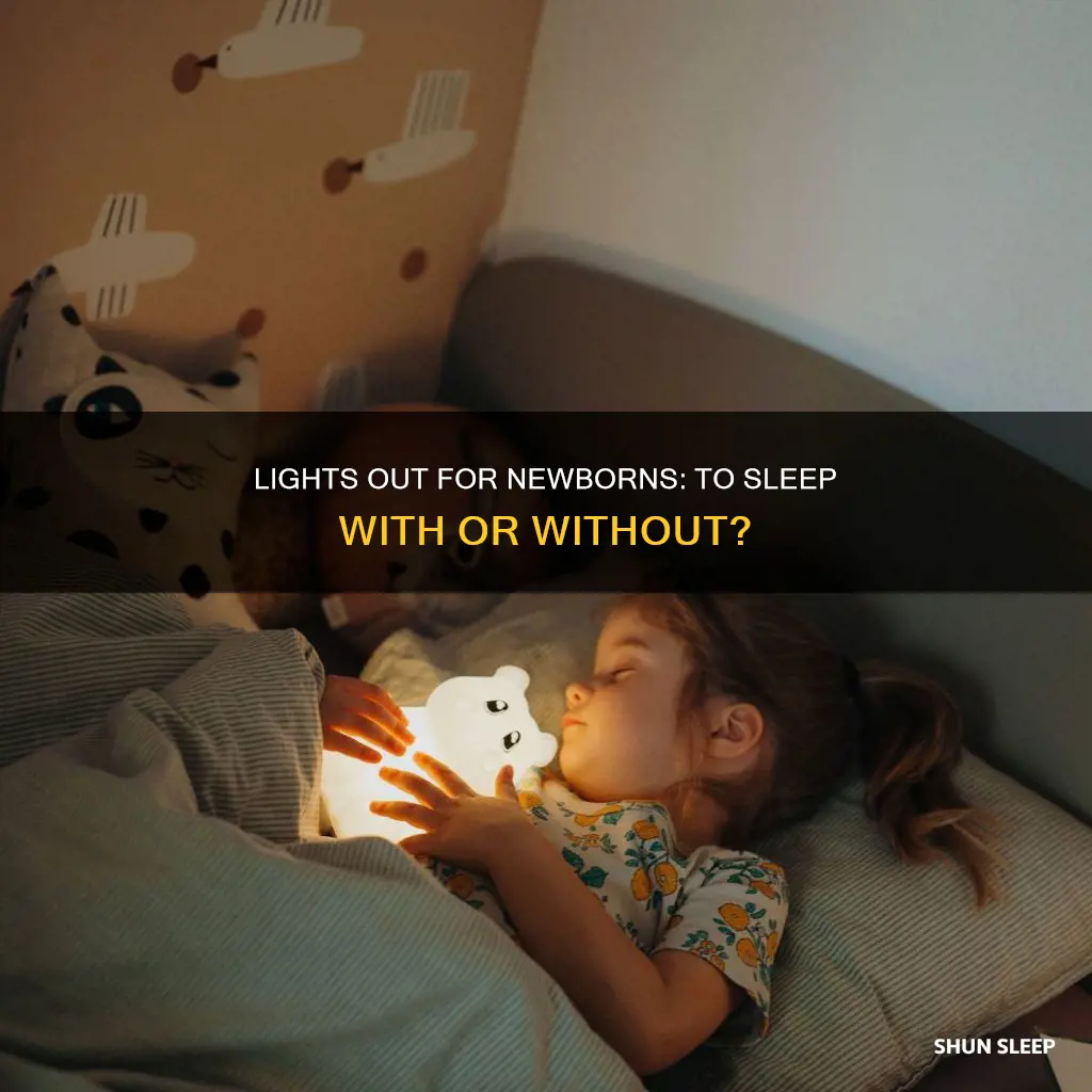 should newborns sleep with lights on