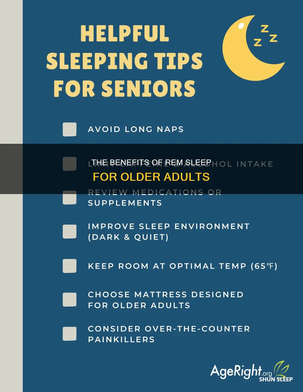 should old people have rem sleep or not