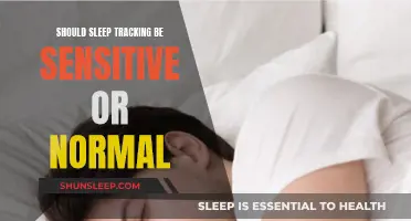 Sleep Tracking: Sensitivity or Normalcy?