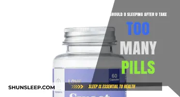 Pill Popping: Should You Sleep It Off?
