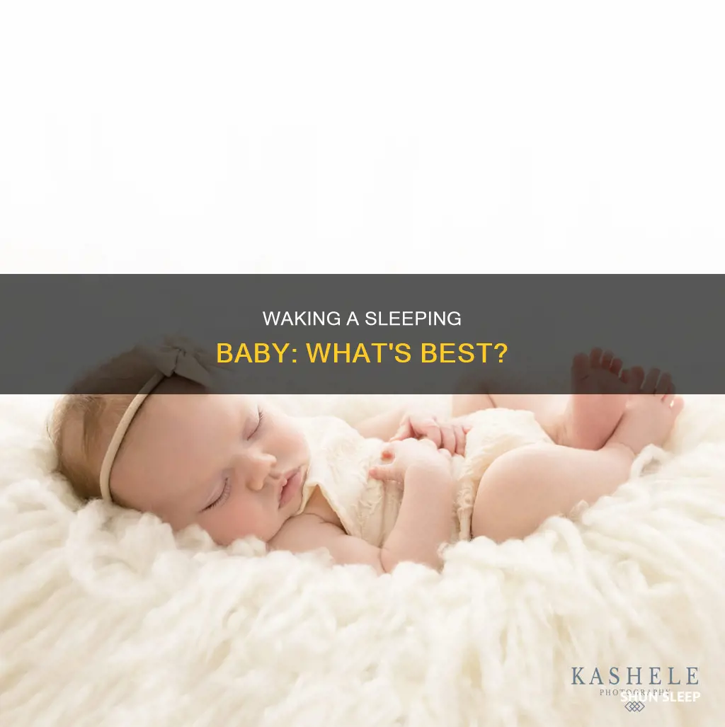 should u wake a sleeping 2 month old