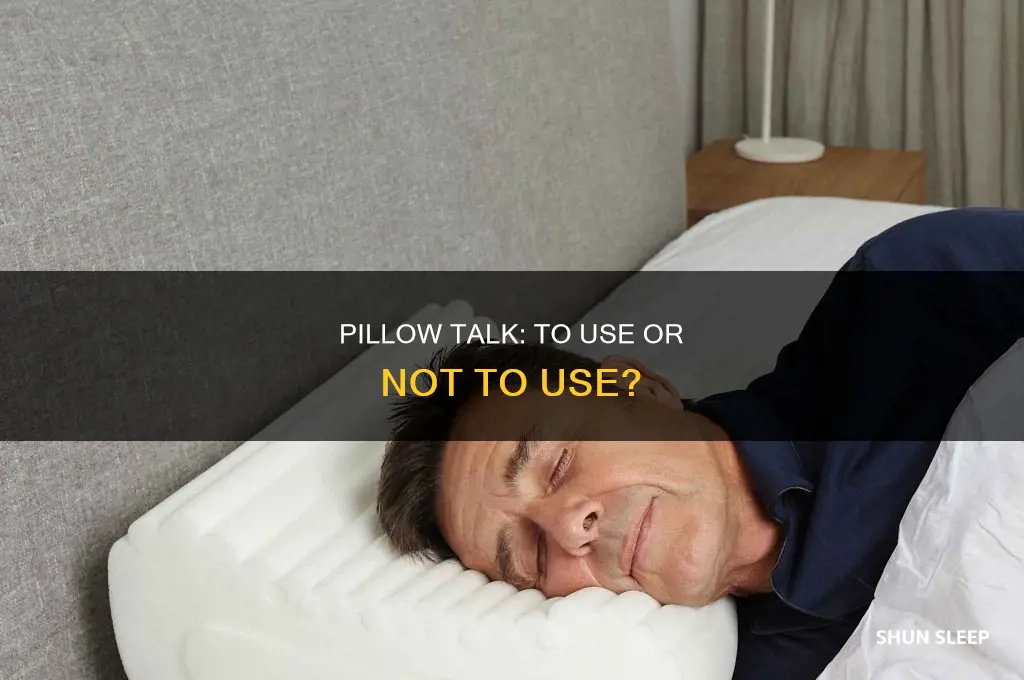 should we take pillow while sleeping