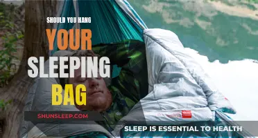 Hanging Your Sleeping Bag: Pros and Cons