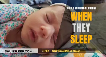Newborn Sleep: Holding Babies While They Nap