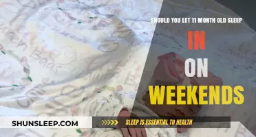 Weekend Sleep-Ins: Benefits for Your 11-Month-Old?