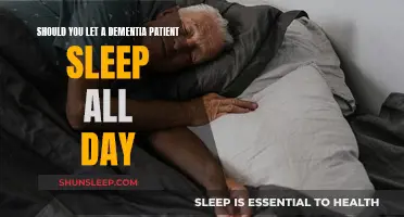 Dementia Patients: Sleeping All Day, Good or Bad?