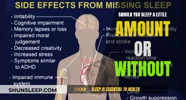 Sleep Deprivation: Little vs None and the Benefits