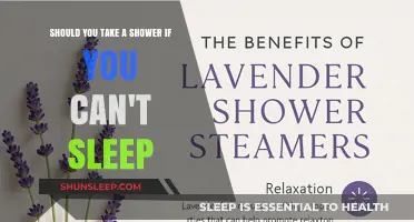 Can't Sleep? Try Taking a Shower