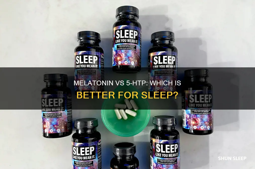 should you take melatonin or 5htp for sleep