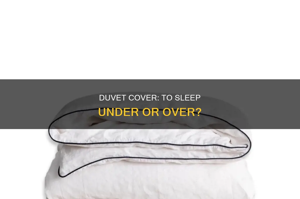 should you take off duvet cover to sleep