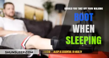 Walking Boot: Sleep with it or Without it?