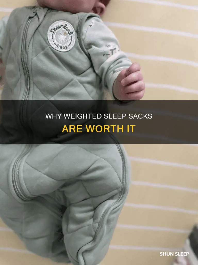 should you use weighted sleep sacks
