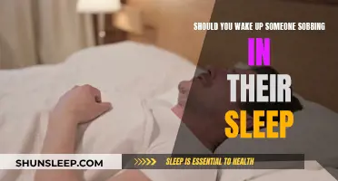 Why You Should Wake Someone Sobbing in Sleep