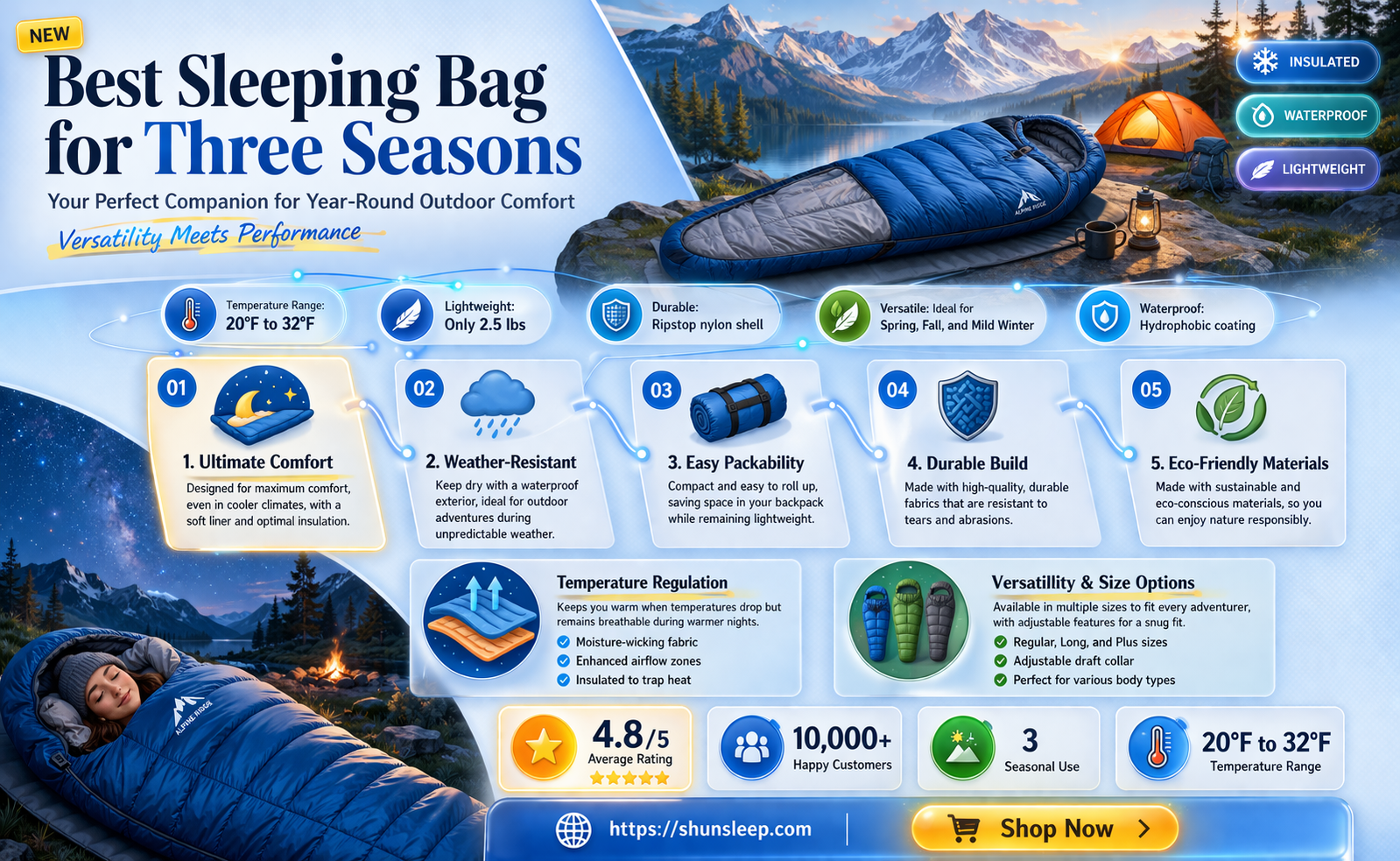 a-3 sleeping bag