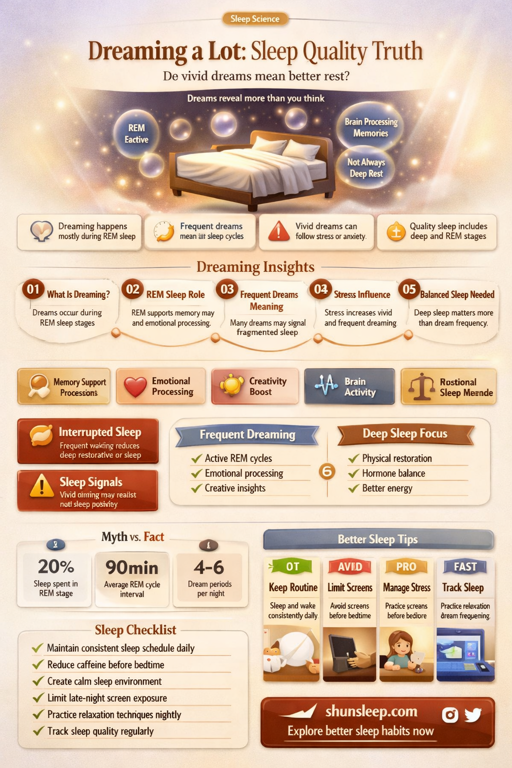 am i getting good sleep if i dream a lot