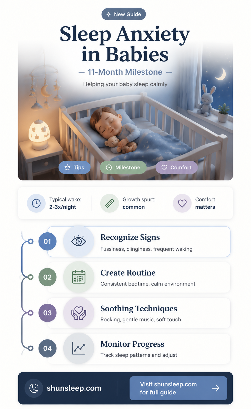 can a 11 month old have sleep anxiety