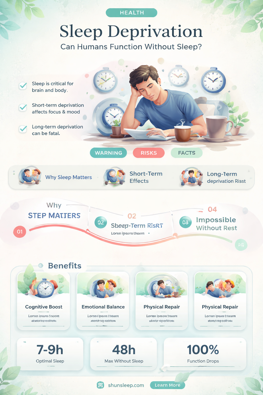 can a person function without sleep