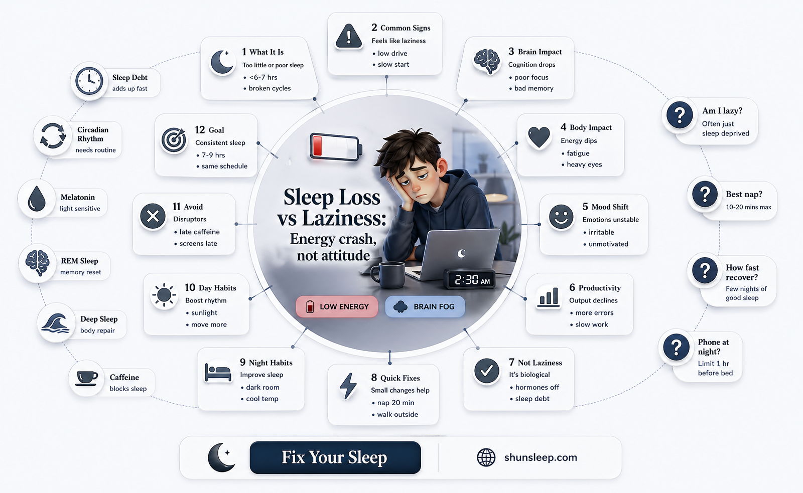 am i lazy because i need more sleep