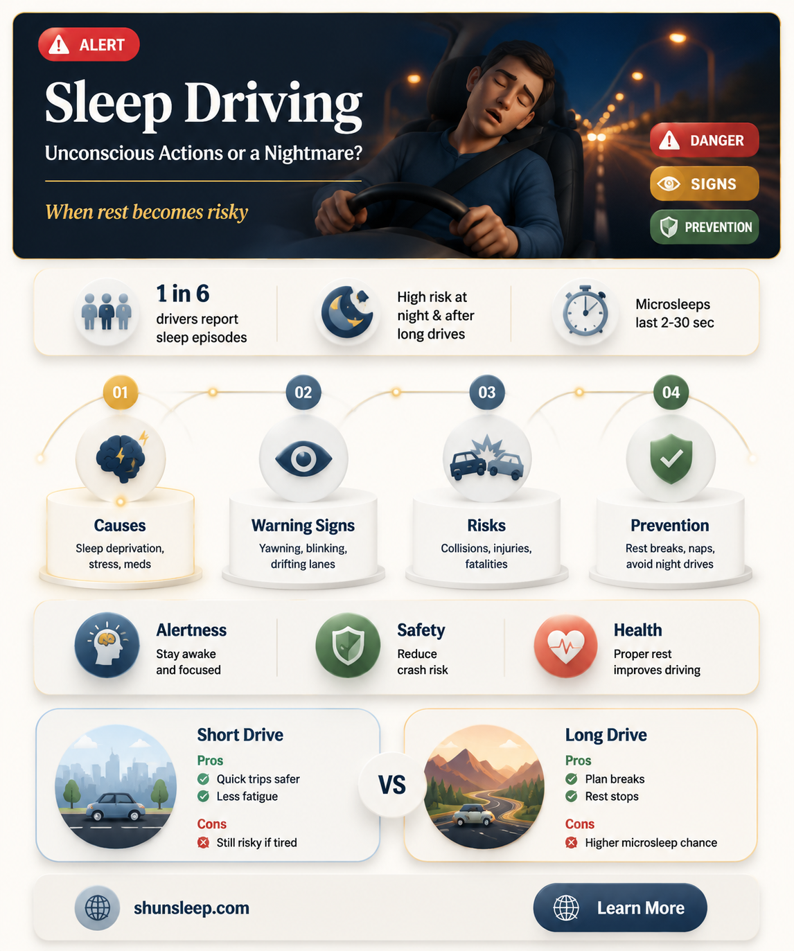 can a person sleep drive without knowing it