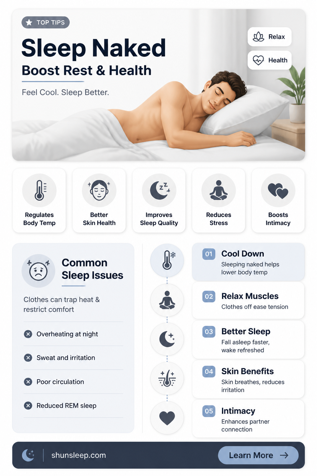 are there benefits to sleeping without clothing