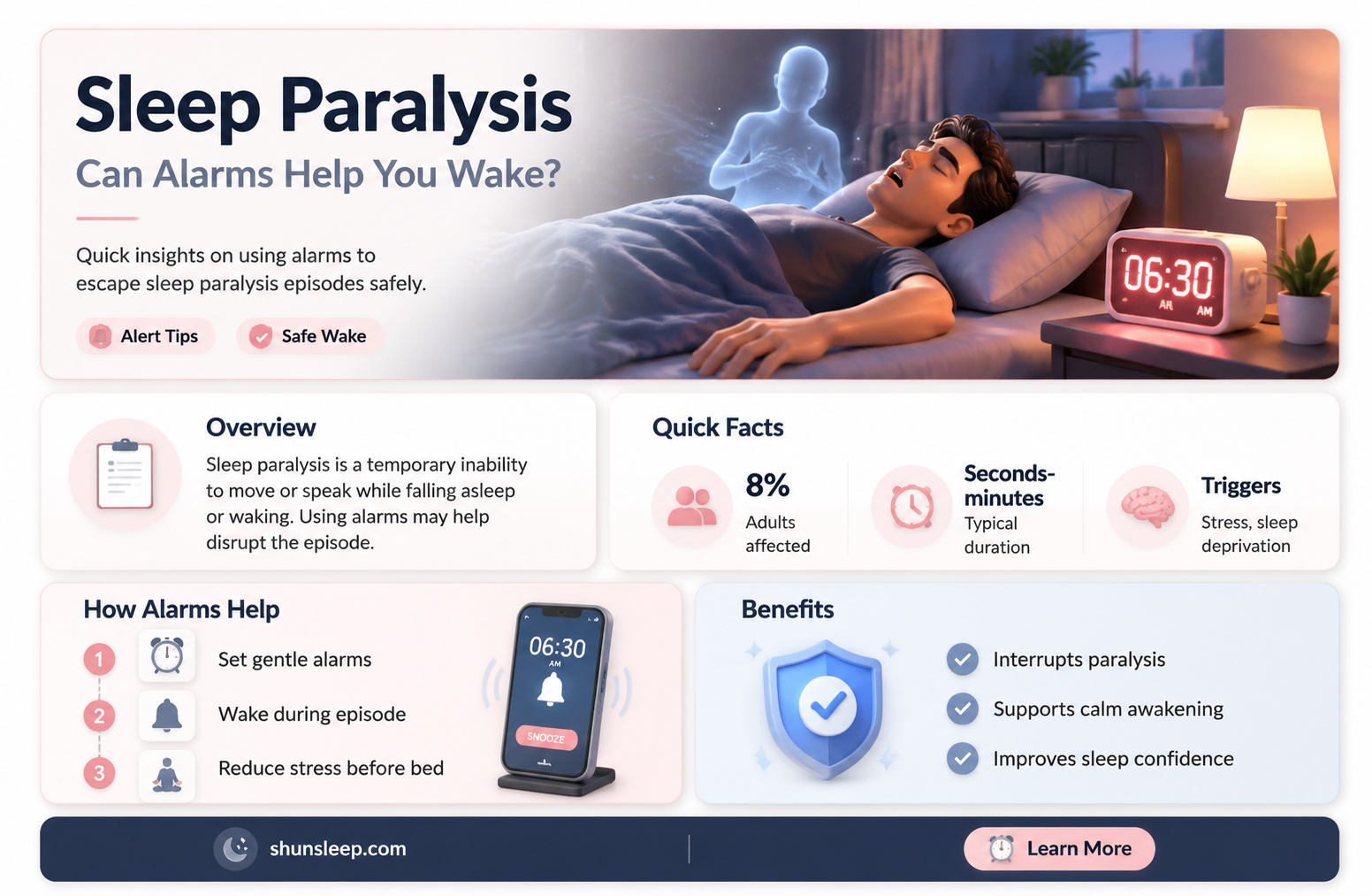 can an alarm wake you up from sleep paralysis